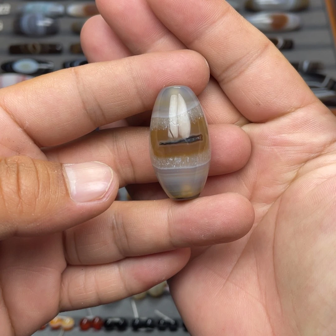 玛瑙/玉髓锁骨未镶嵌