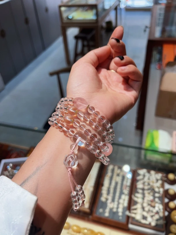 非金属木质手链 爱心/水滴/手链女手饰妈妈白色首饰手工饰品女士