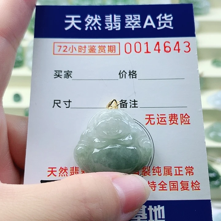 颈饰未镶嵌翡翠吊
