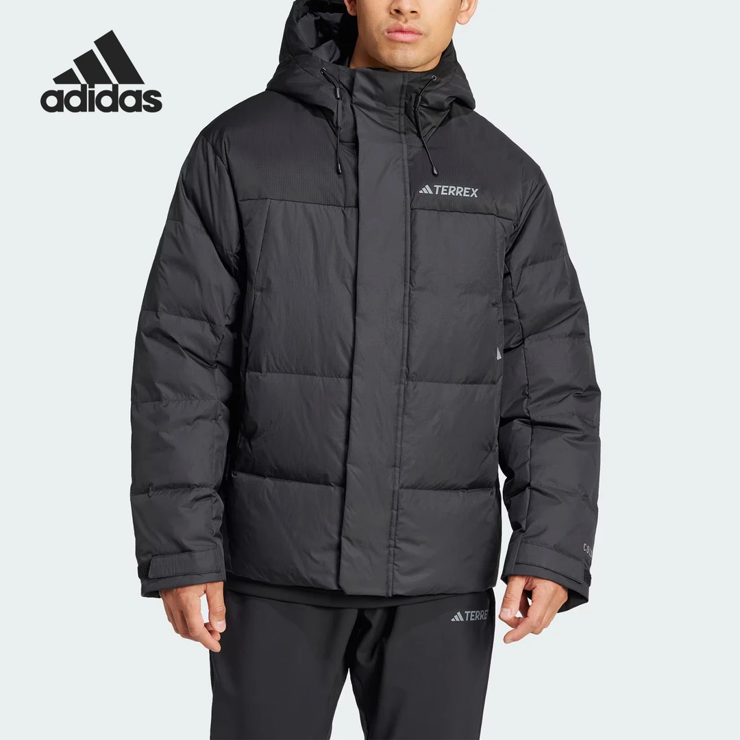 Adidas/阿迪达斯正品XPL GOOSE JKT男士休闲连帽羽绒服IX7924