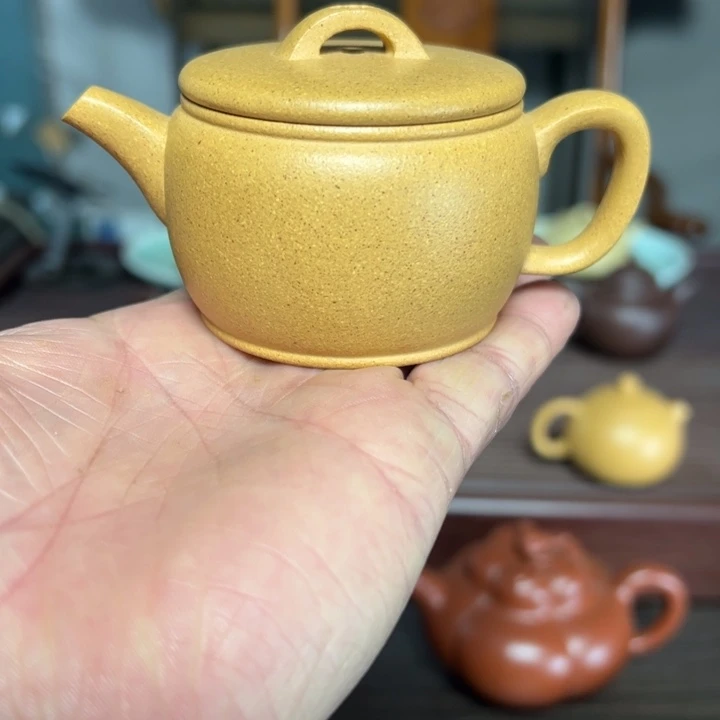 紫砂茶壶段泥半手工汉瓦