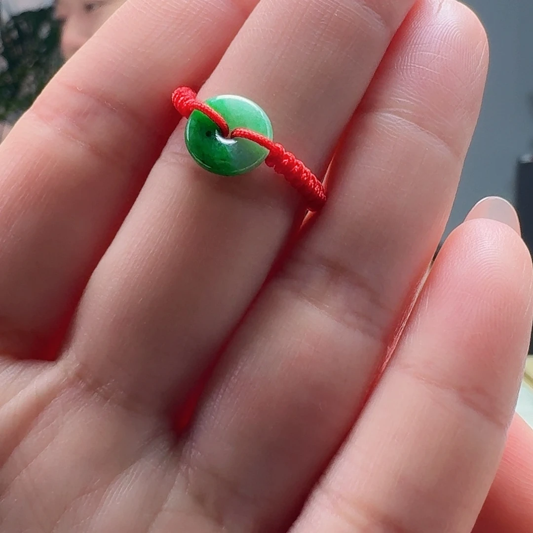 翡翠戒指未镶嵌天然翡翠