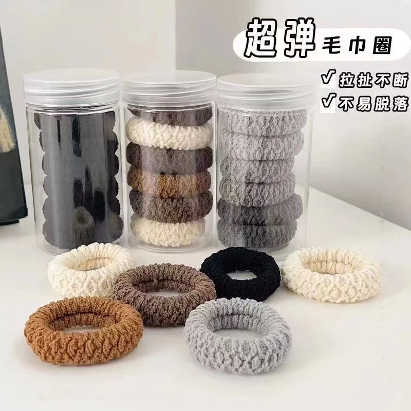 新款高弹力耐用头绳橡皮筋女生扎发圈学生马尾发带2025春季流行