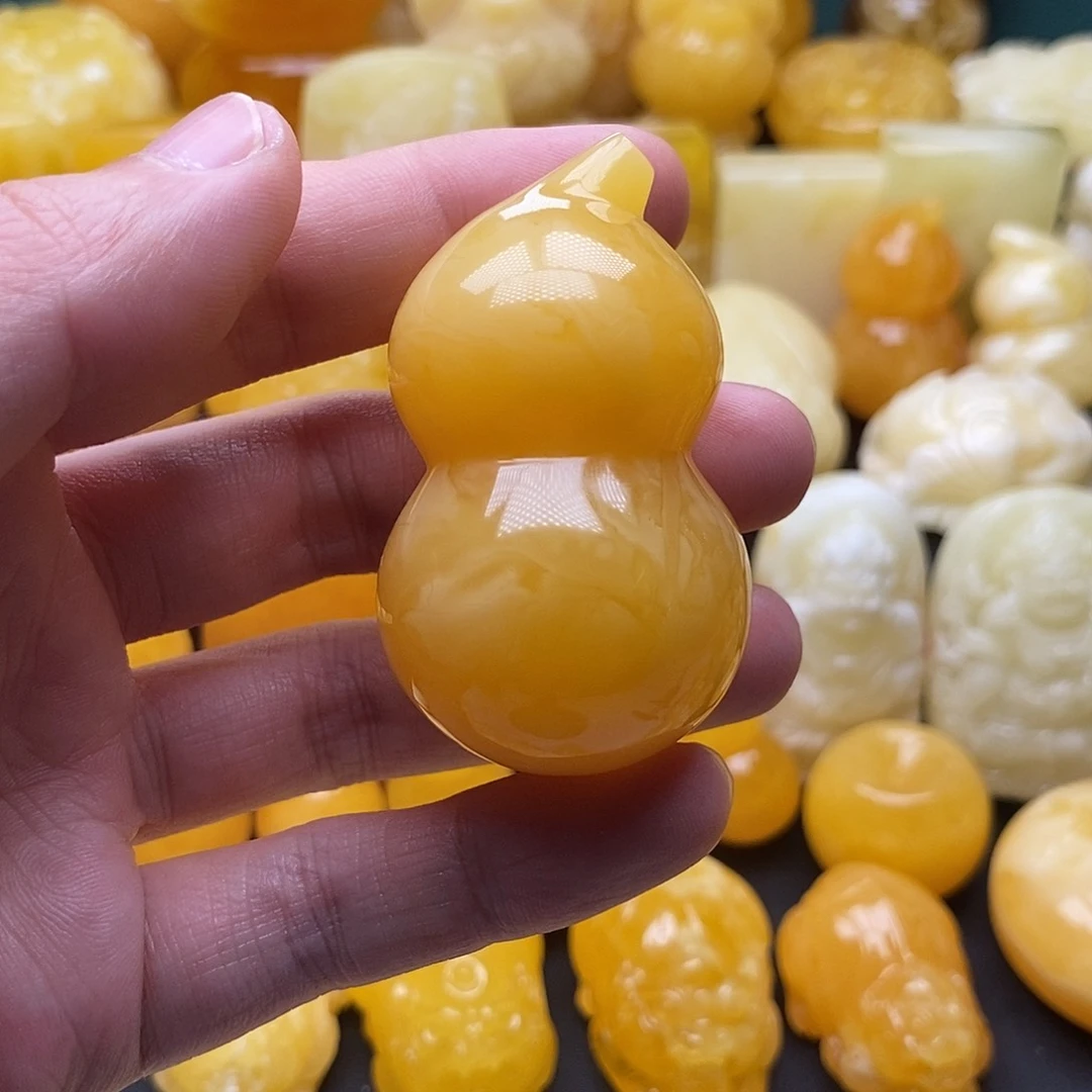 琥珀颈饰未镶嵌琥珀蜜蜡吊坠