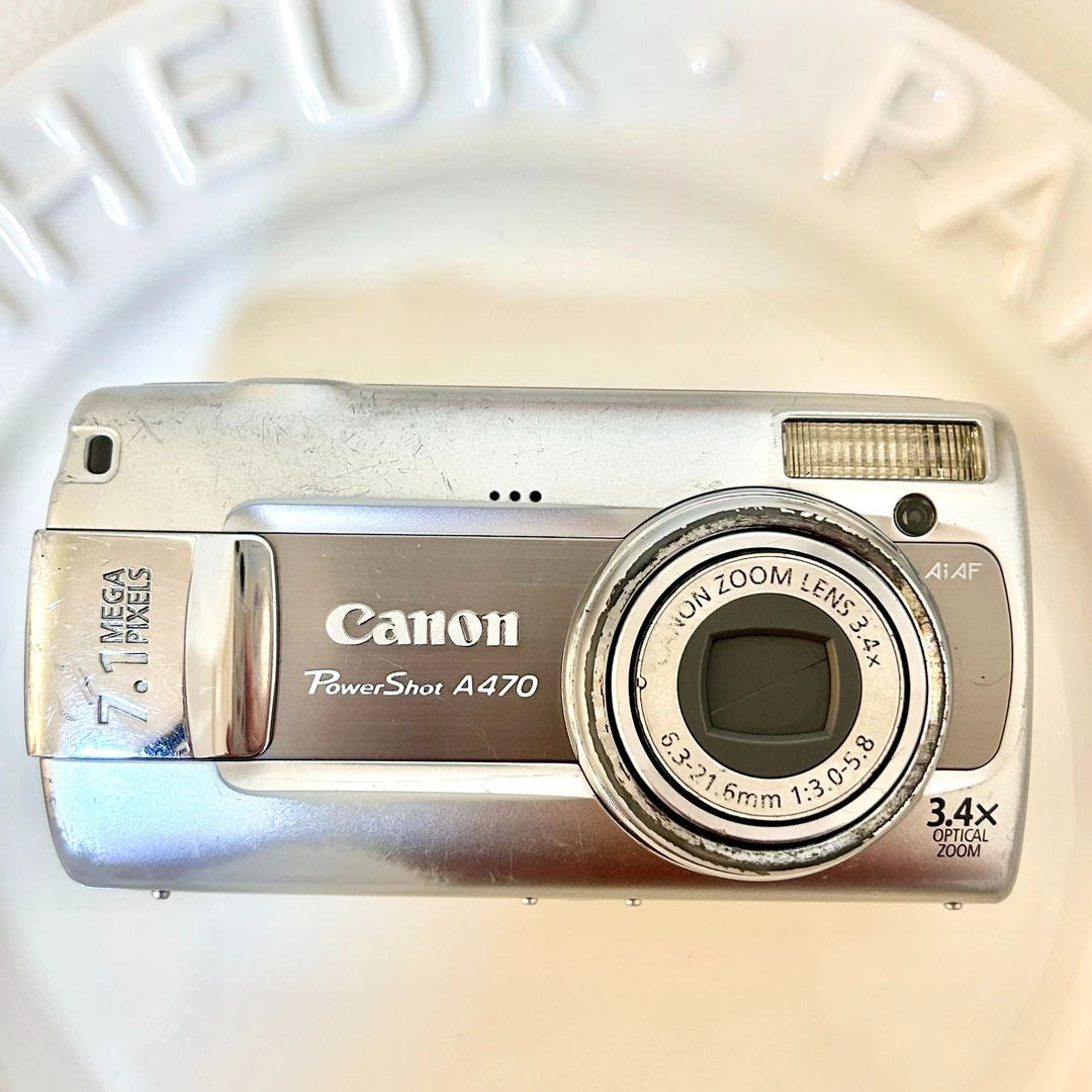 9新 Canon/佳能 A470 银色 710w像素3.4倍光变 虞书欣同款ccd