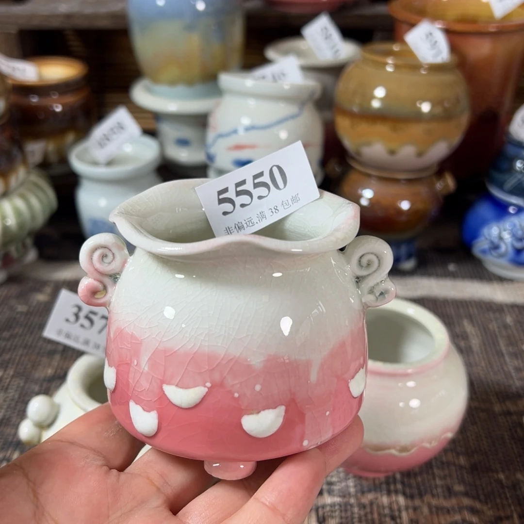 口5高7 手工花盆满30包邮