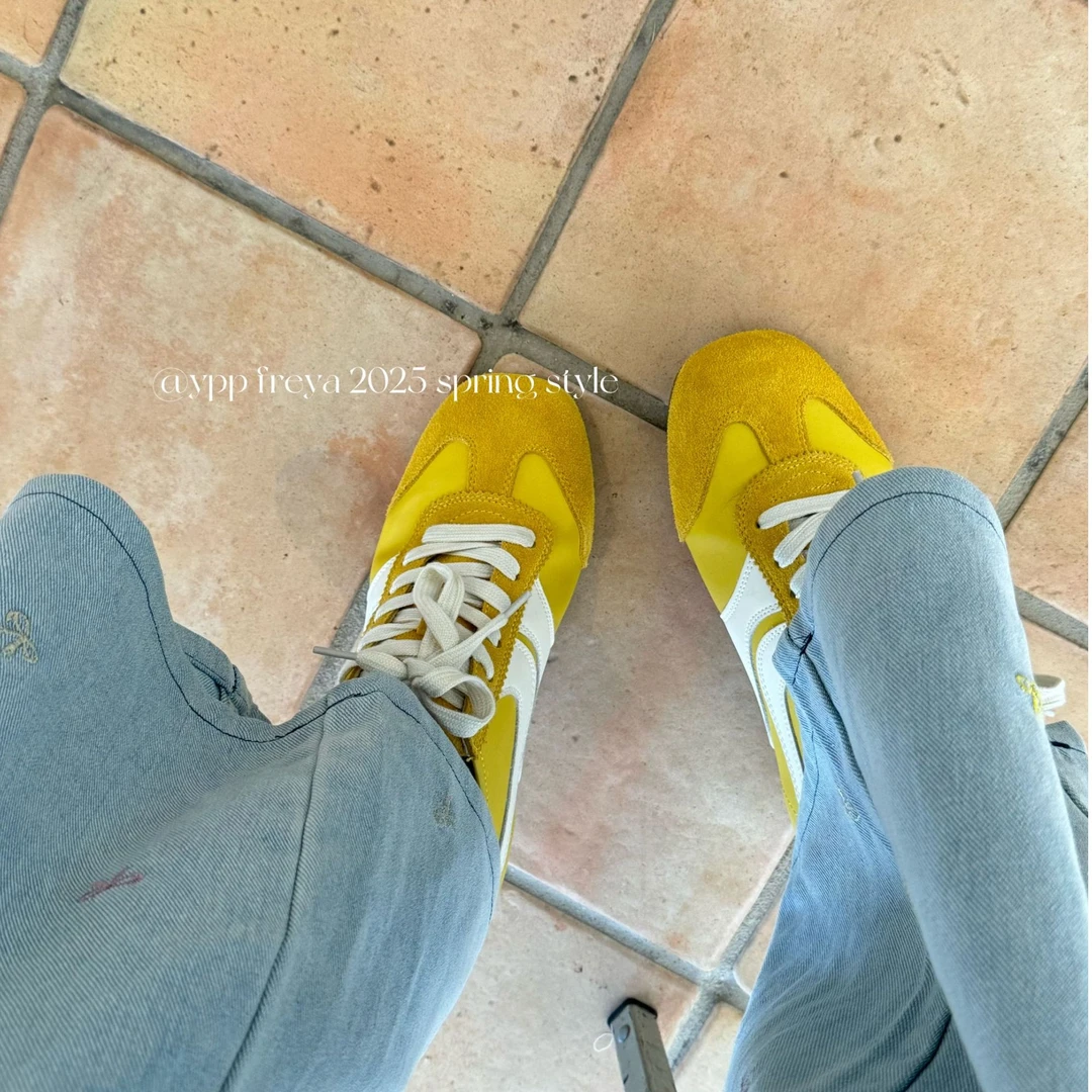YPP!【黄色德训鞋】韩系显脚小休闲运动鞋新款百搭复古德训鞋