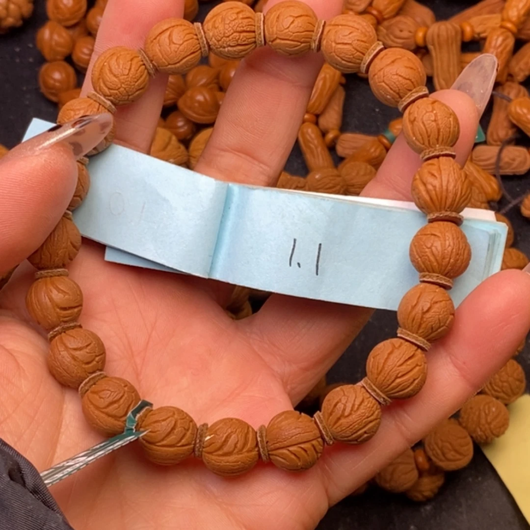 秦岭龙纹桃核21颗