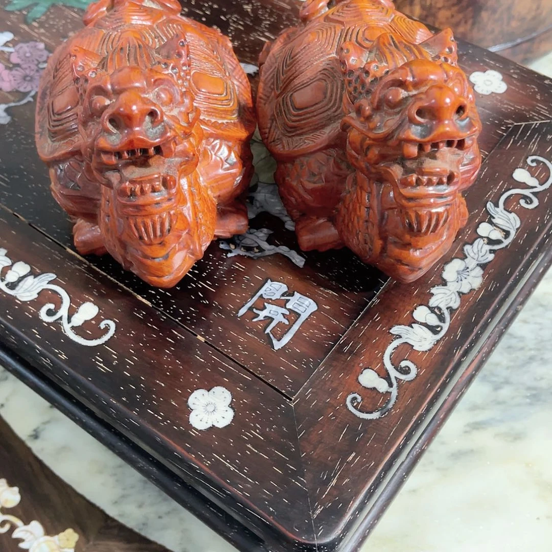 木（非红木类）龙归摆件