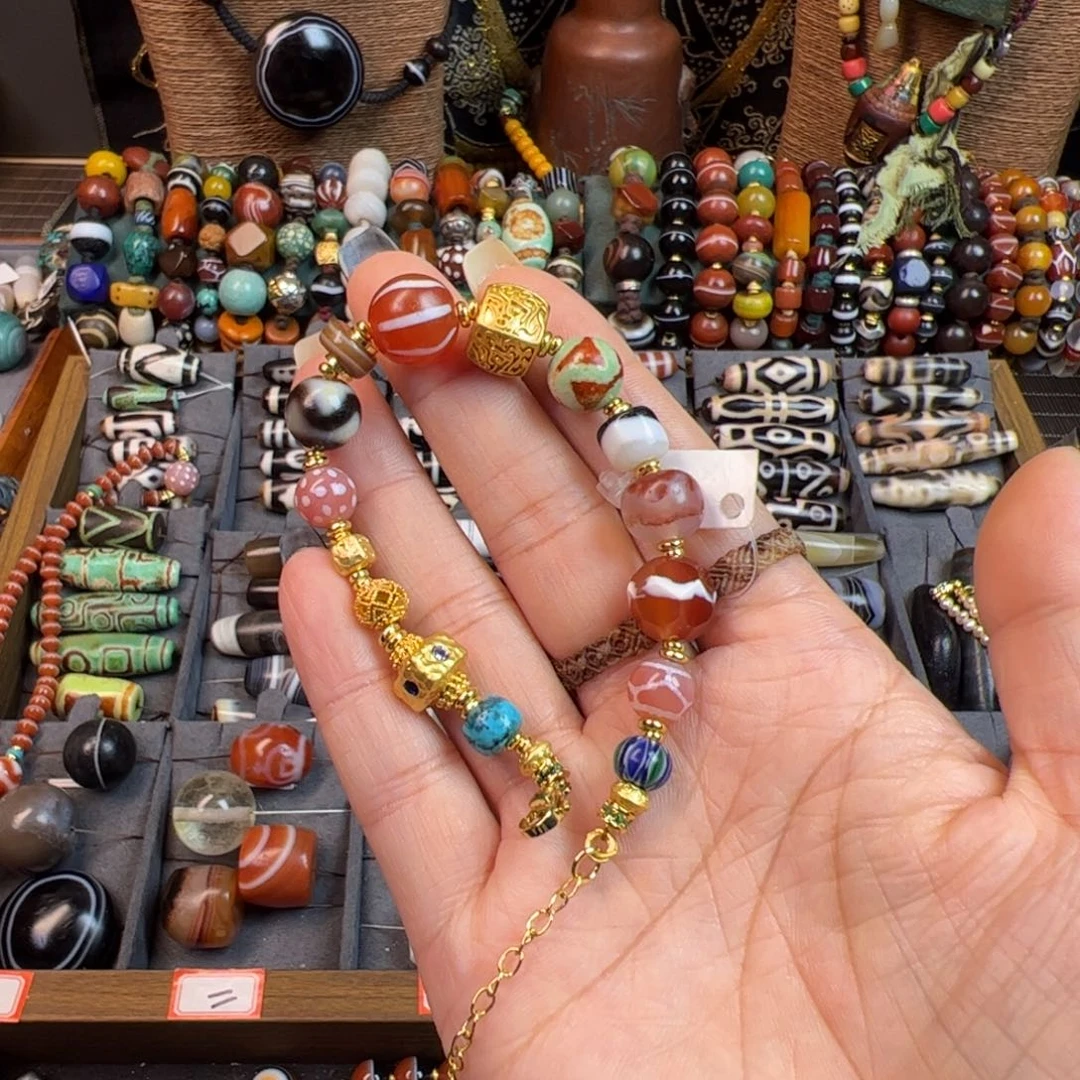 玛瑙/玉髓未镶嵌手链