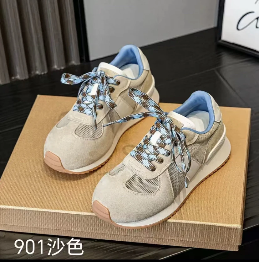 喜宝 透网大码女鞋40-43码休闲百搭德训鞋901