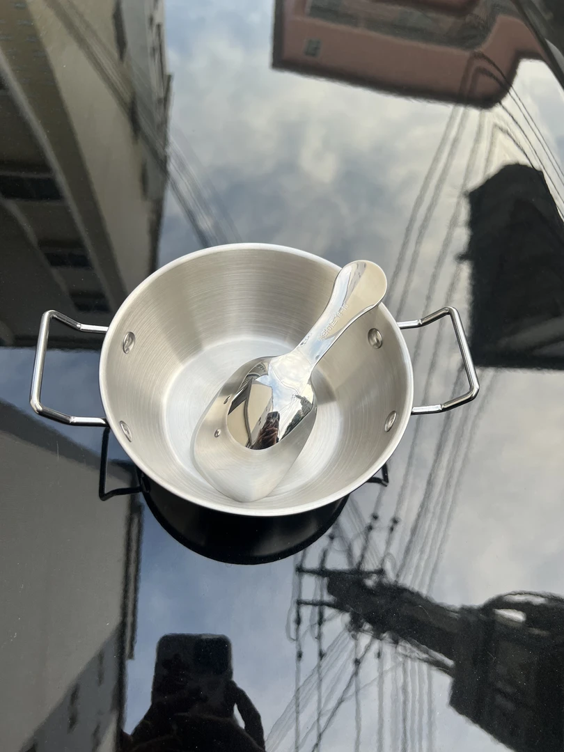 超萌可爱不锈钢双耳碗+卡沙巴拉勺