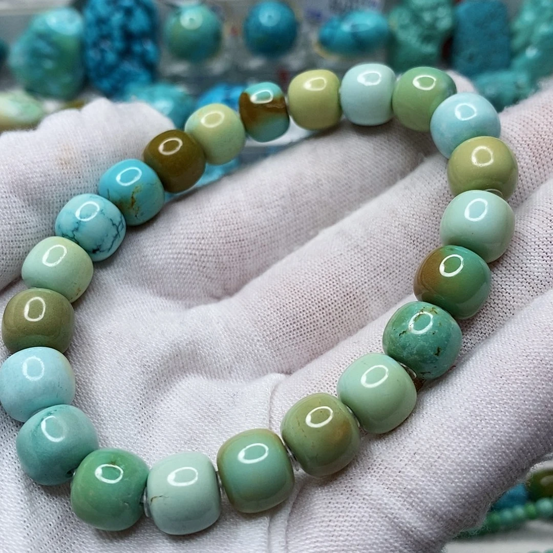 绿松石未镶嵌天然原矿 带武汉地大证书