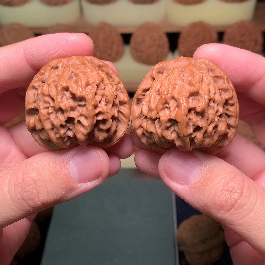 贰***九文玩核桃吊坠42鹤渡岭全品