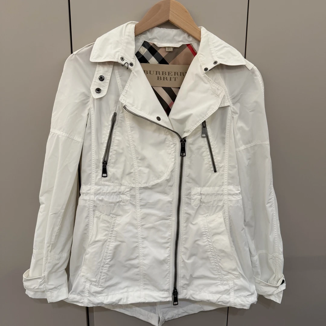 99新 BURBERRY/博柏利 uk4/burberry博柏利薄外套/99新