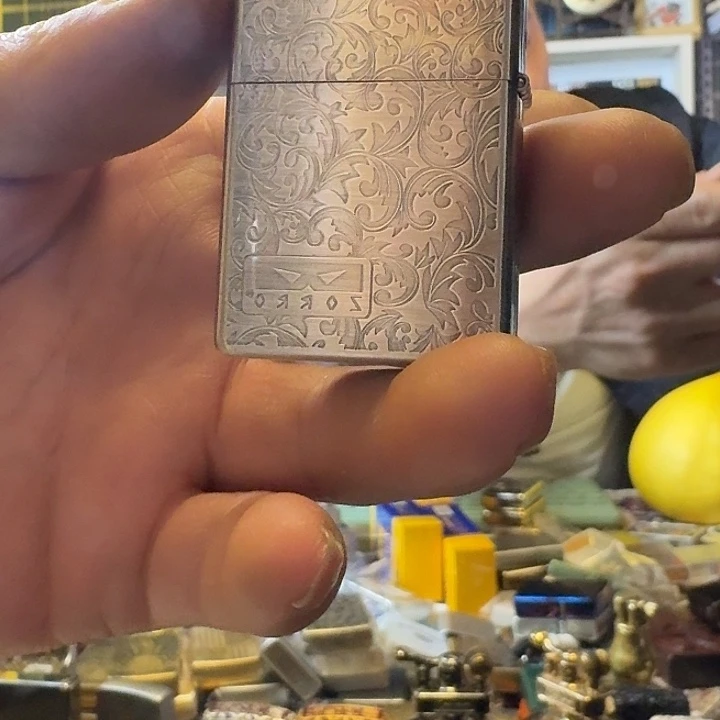 佐罗二代真古银唐草打火机