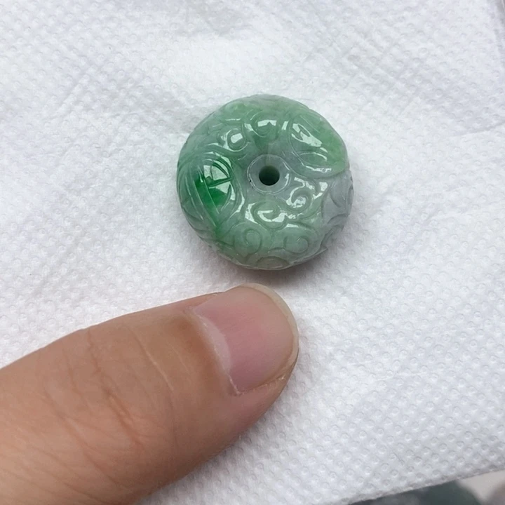 颈饰未镶嵌翡翠天然缅甸翡翠