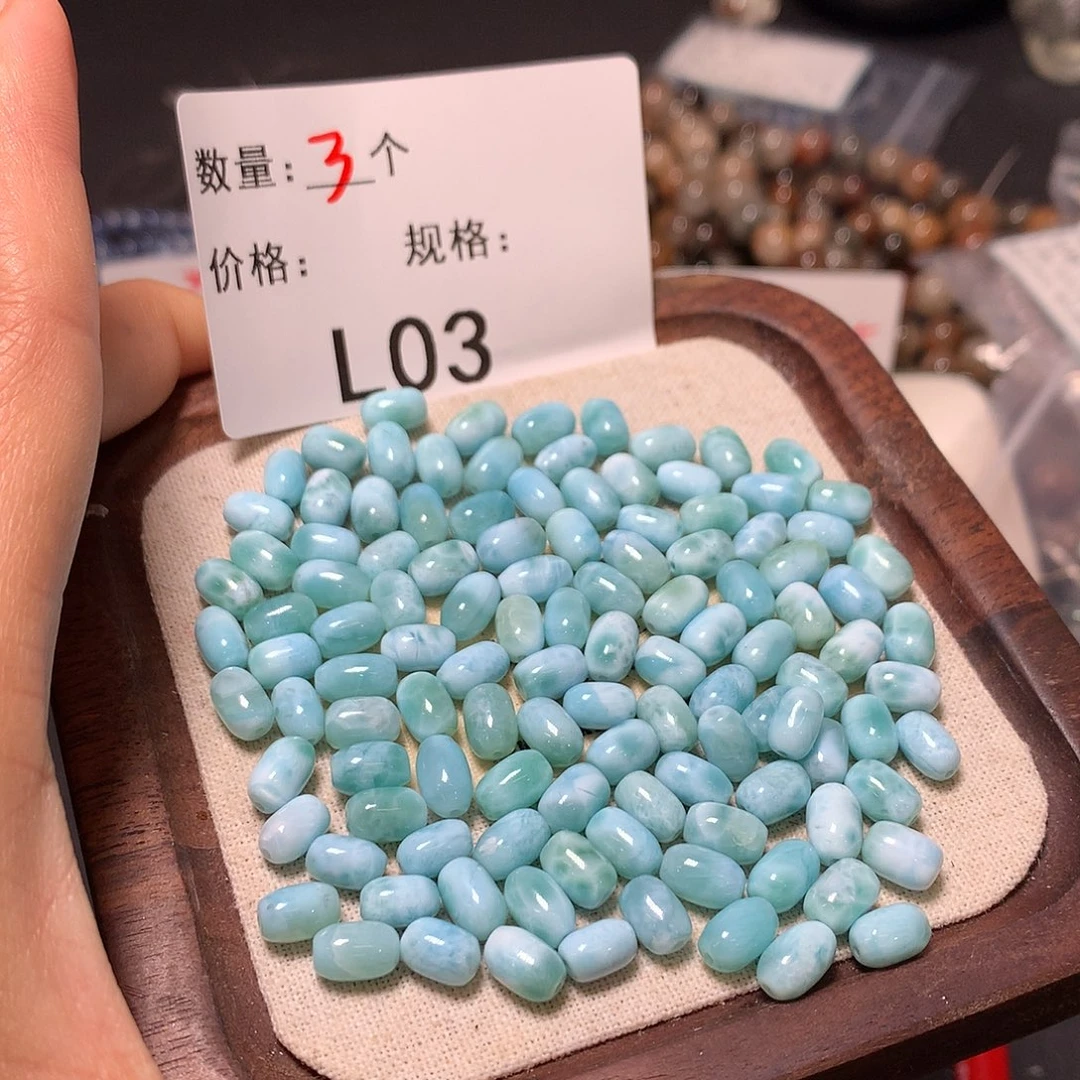 针钠钙石（海纹石）颈饰未镶嵌多样化发3个03