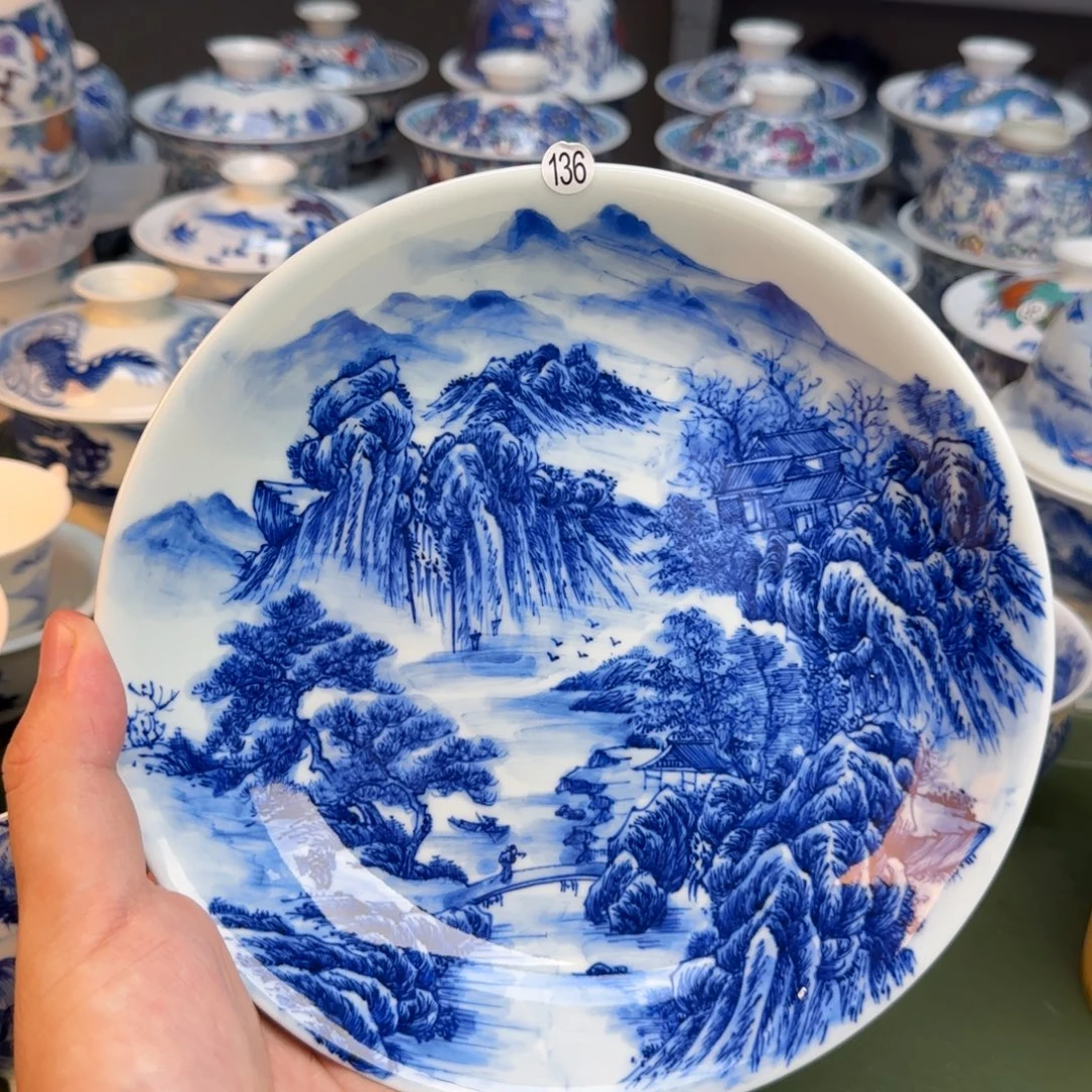 彦祖纯手工手绘茶具136
