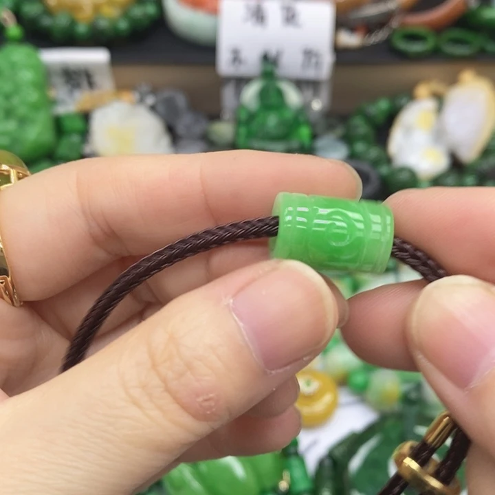 翡翠未镶嵌耳饰手链5