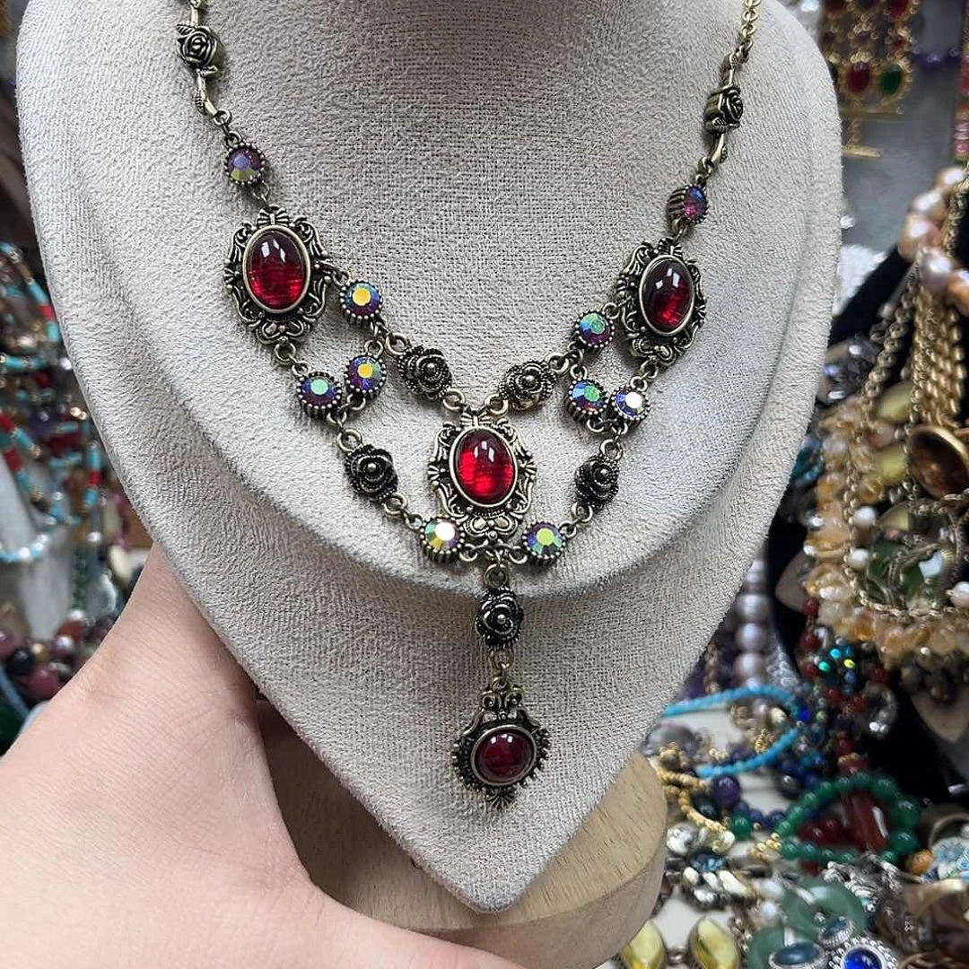 锌合金锡合金合金复古金项链