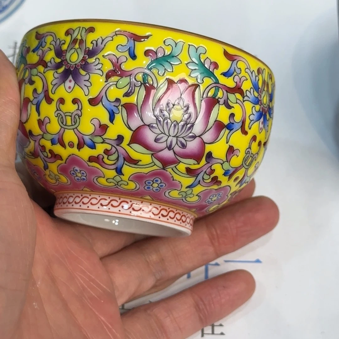 杯子瓷当代仿古精品全手工