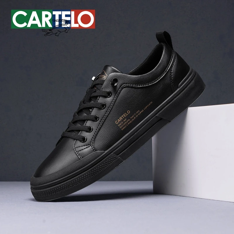 卡帝乐鳄鱼男鞋夏季透气低帮小黑鞋一脚蹬潮鞋运动休闲轻奢板鞋男
