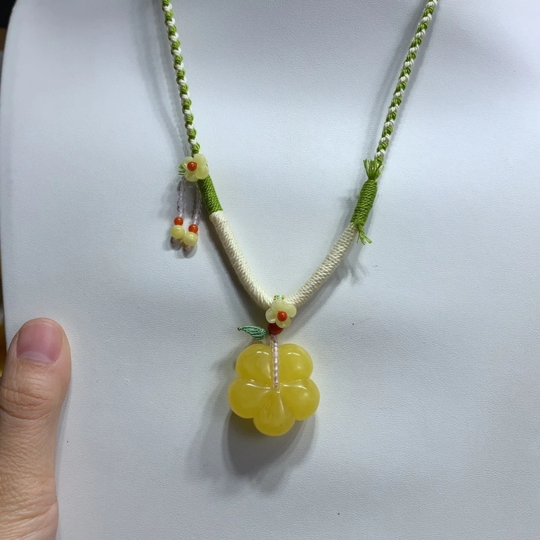 蜜蜡未镶嵌裸石花
