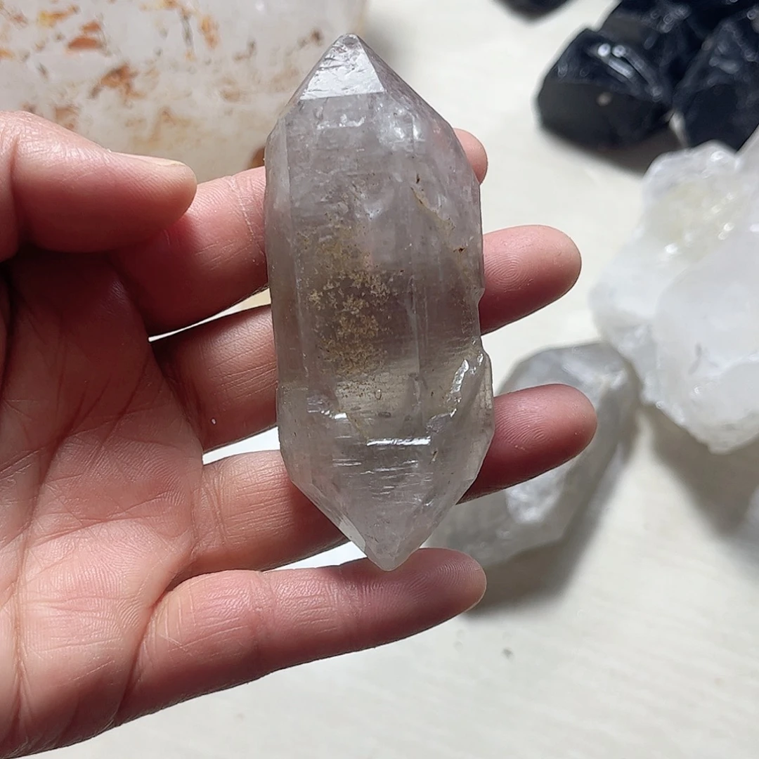 水晶天然水晶原石未镶嵌卡****米
