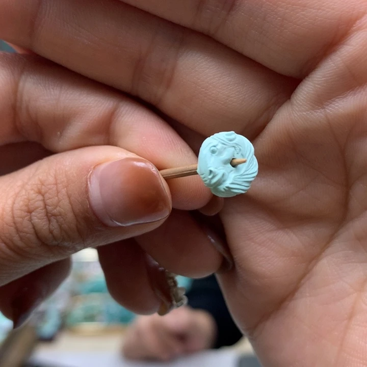 绿松石未镶嵌配饰