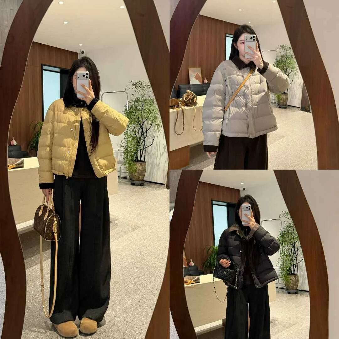 【宿慕SUMU】2025冬季新款90鸭绒羽绒服小个子休闲保暖外套DD-516