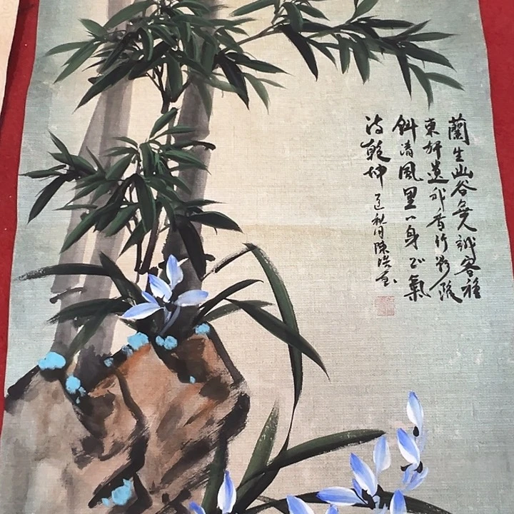竖款山水作品，喜欢欣赏一下吧……