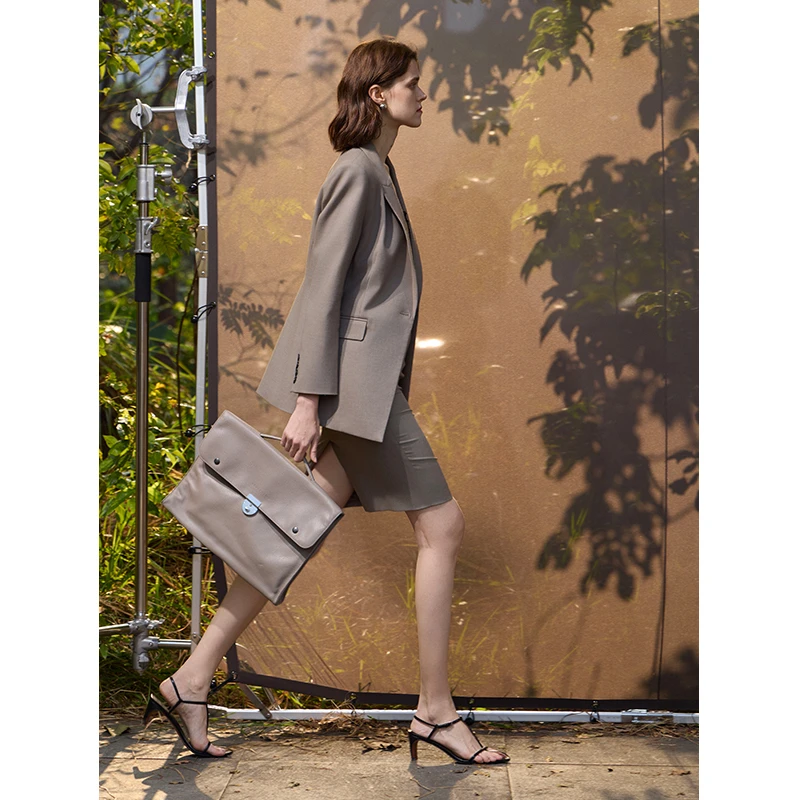 Mix Selection｜抗皱通勤风西装半身裙女优雅高腰包臀裙MSAJQ0076