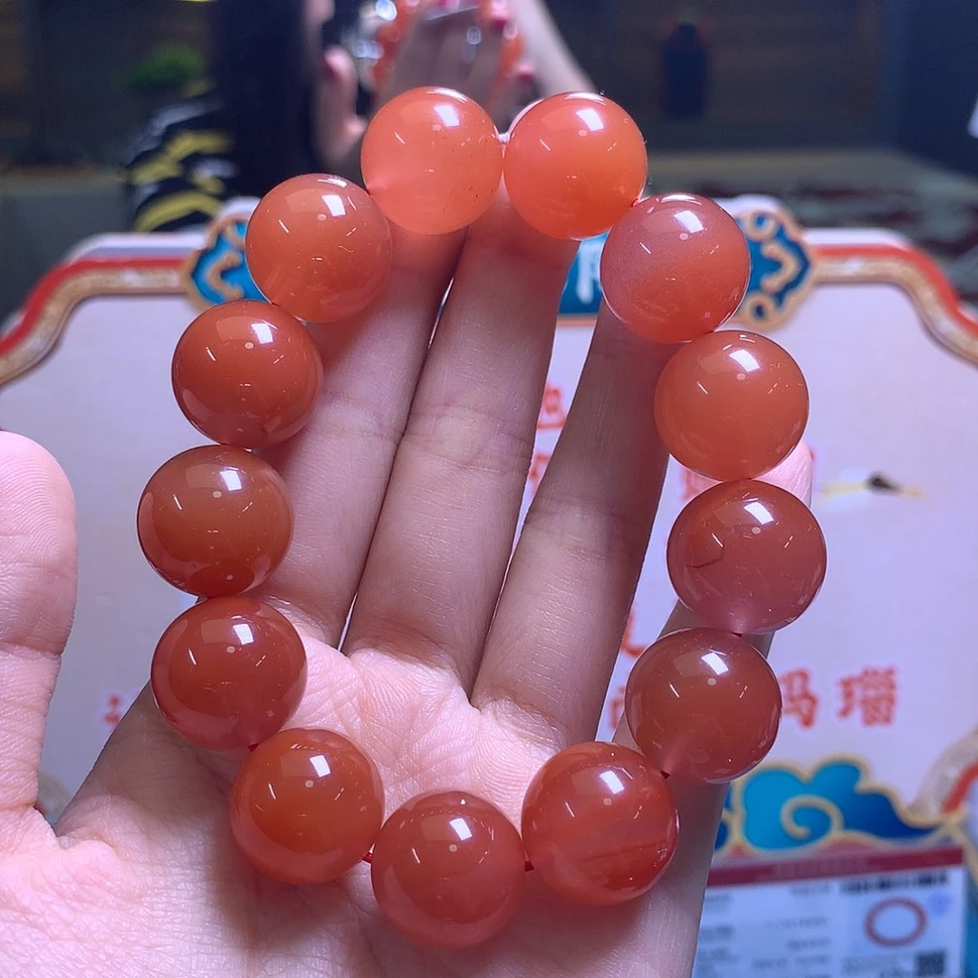【闪购商品】南红玛瑙手串未镶嵌保山17mm