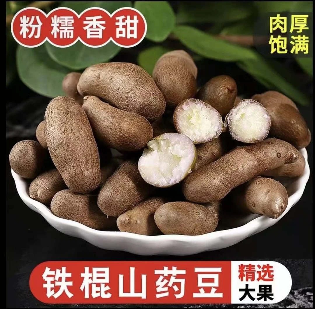 【山药豆特大号】2025年新山药豆铁棍大果5斤2斤冰糖葫芦专用批发