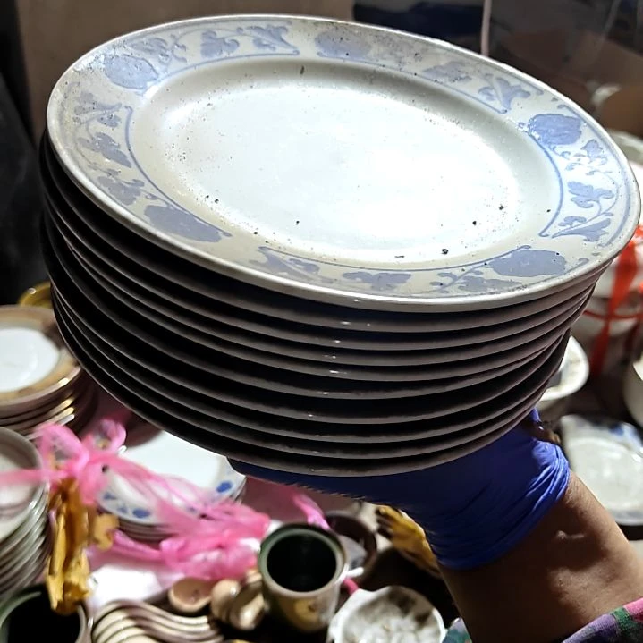 瓷片泡*吖陶瓷盘子碗啥都有8个