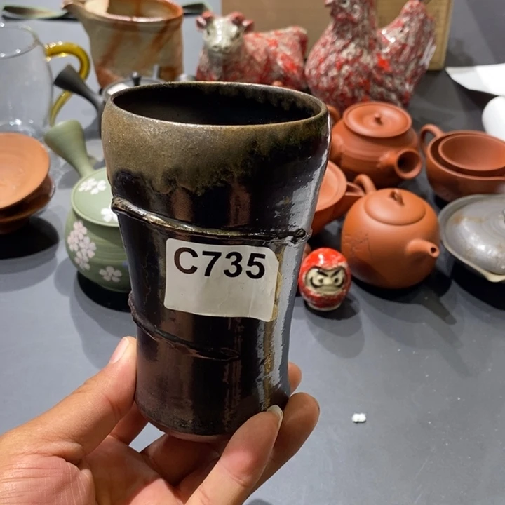 日本备前烧水屋杯大漏
