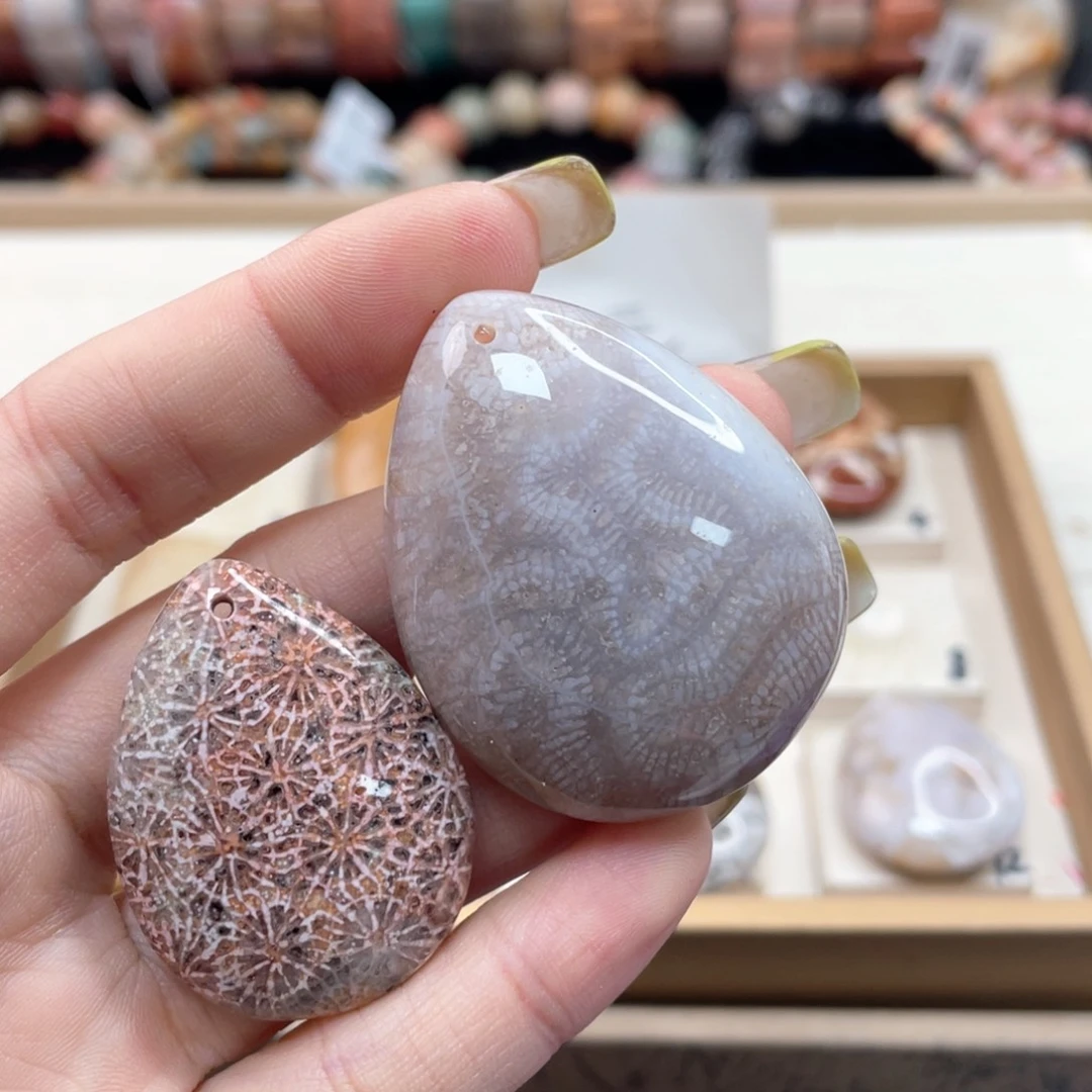 硅化珊瑚（珊瑚玉）手链未镶嵌丝**缘110