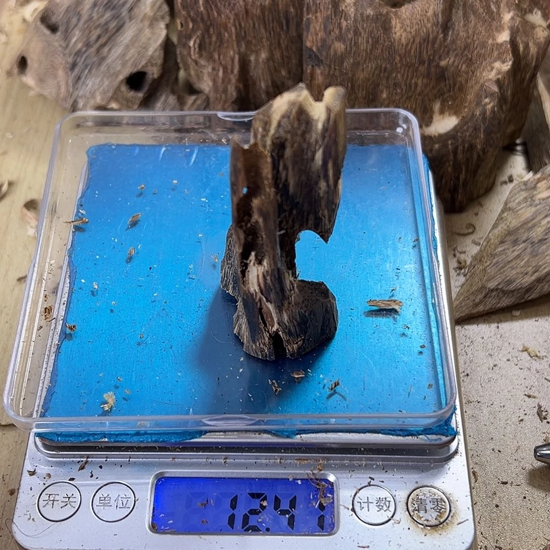 香料绿奇楠虫漏12克白棋