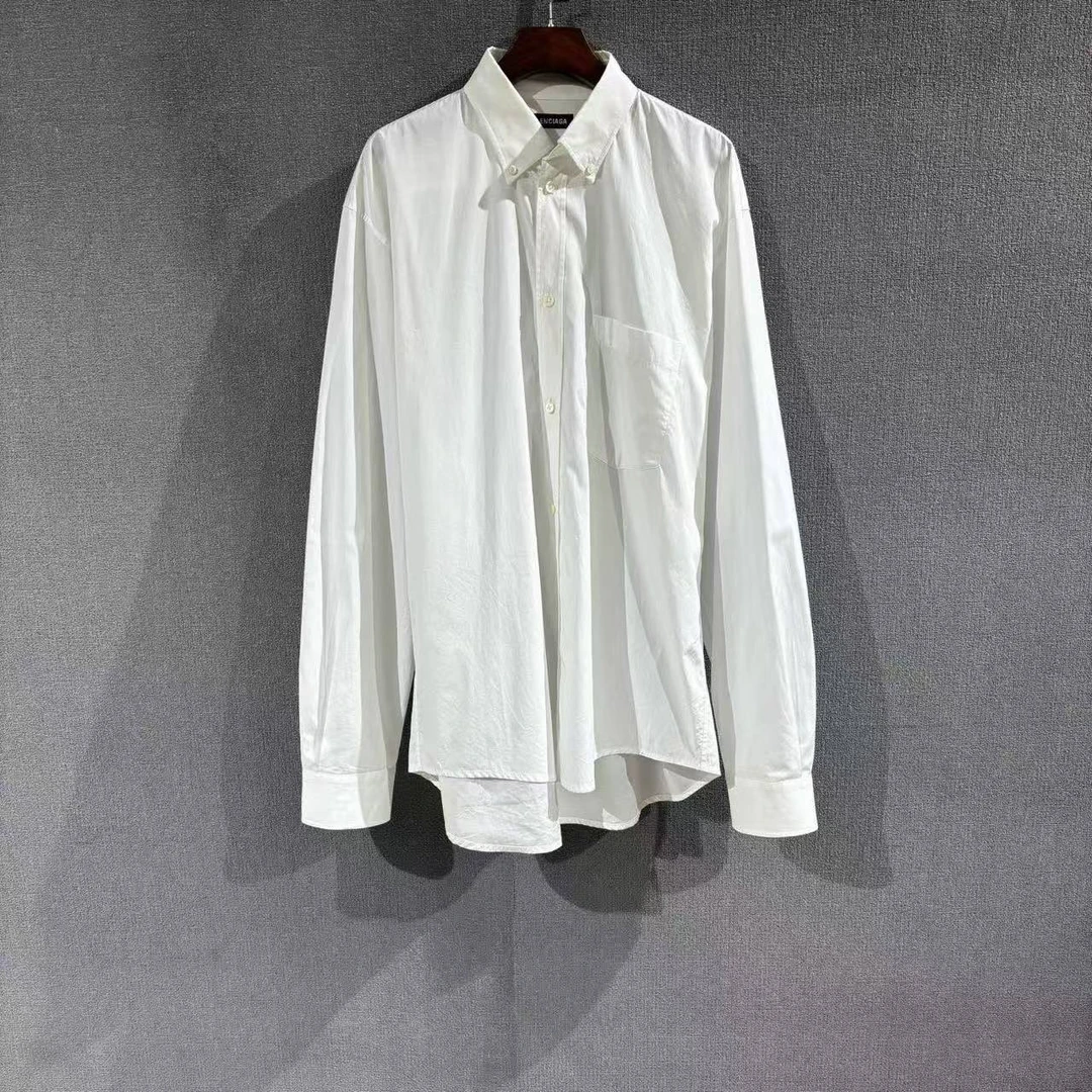 未使用 Balenciaga/巴黎世家 （pm）白色廓形衬衫 全新37码/1414