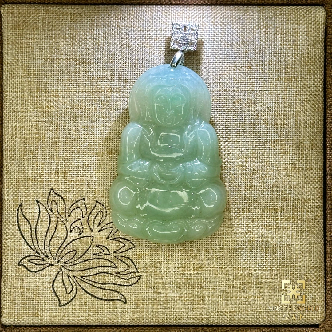 YTW翡翠苹果绿观音（天然翡翠多样性发货介意勿拍）