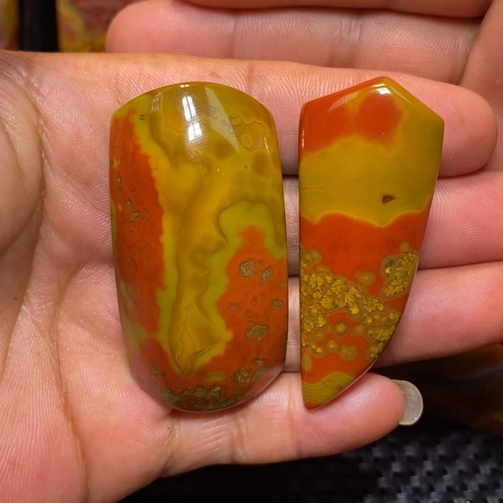 玛瑙/玉髓战国红挂坠未镶嵌