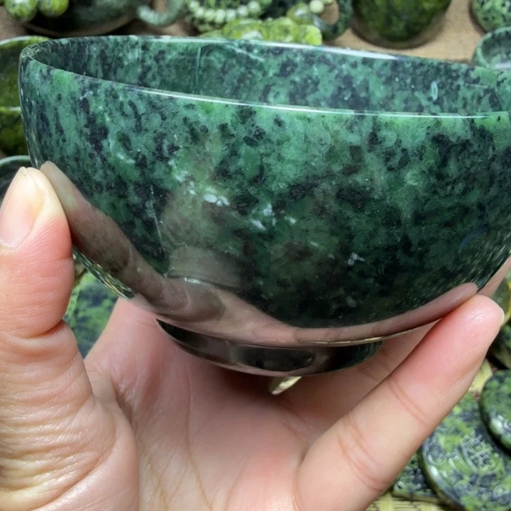 蛇纹石玉未镶嵌藏玉药王石产品