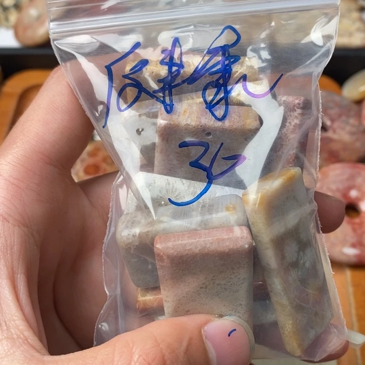 硅化玉颈饰足金镶嵌健**宁
