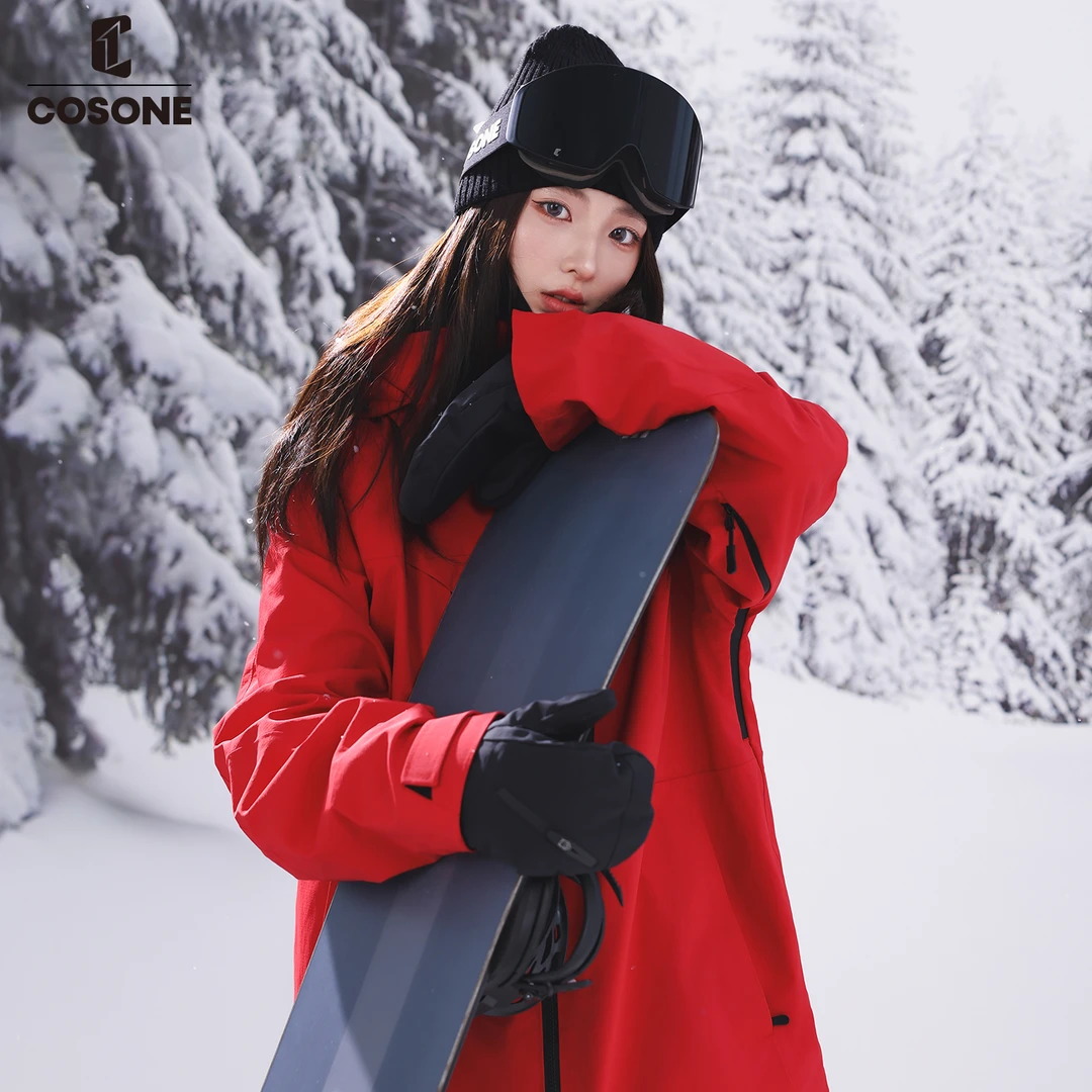 COSONE有氧滑雪服新款3L加棉单板雪服女男透气防水保暖专业滑雪衣