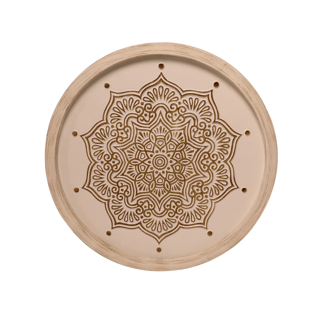 C14曼陀罗圆盘 外框ps/塑胶 吸塑 直径43CM相框