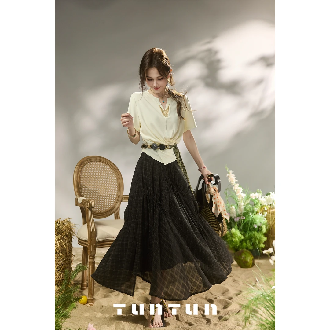 吞吞5月4号上新【赛博T杏色】T恤