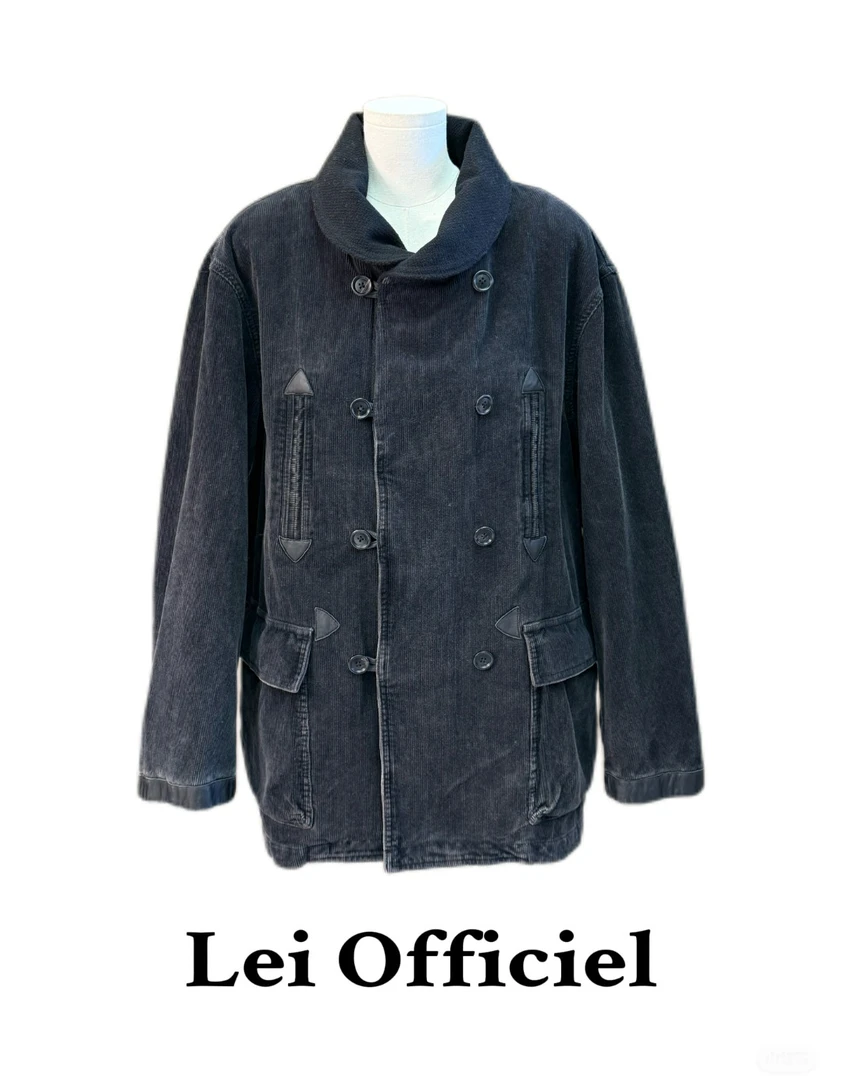 亚薇女装【古董级】精梳棉全身复古做旧时尚灯芯绒外套176-WTYUQT01