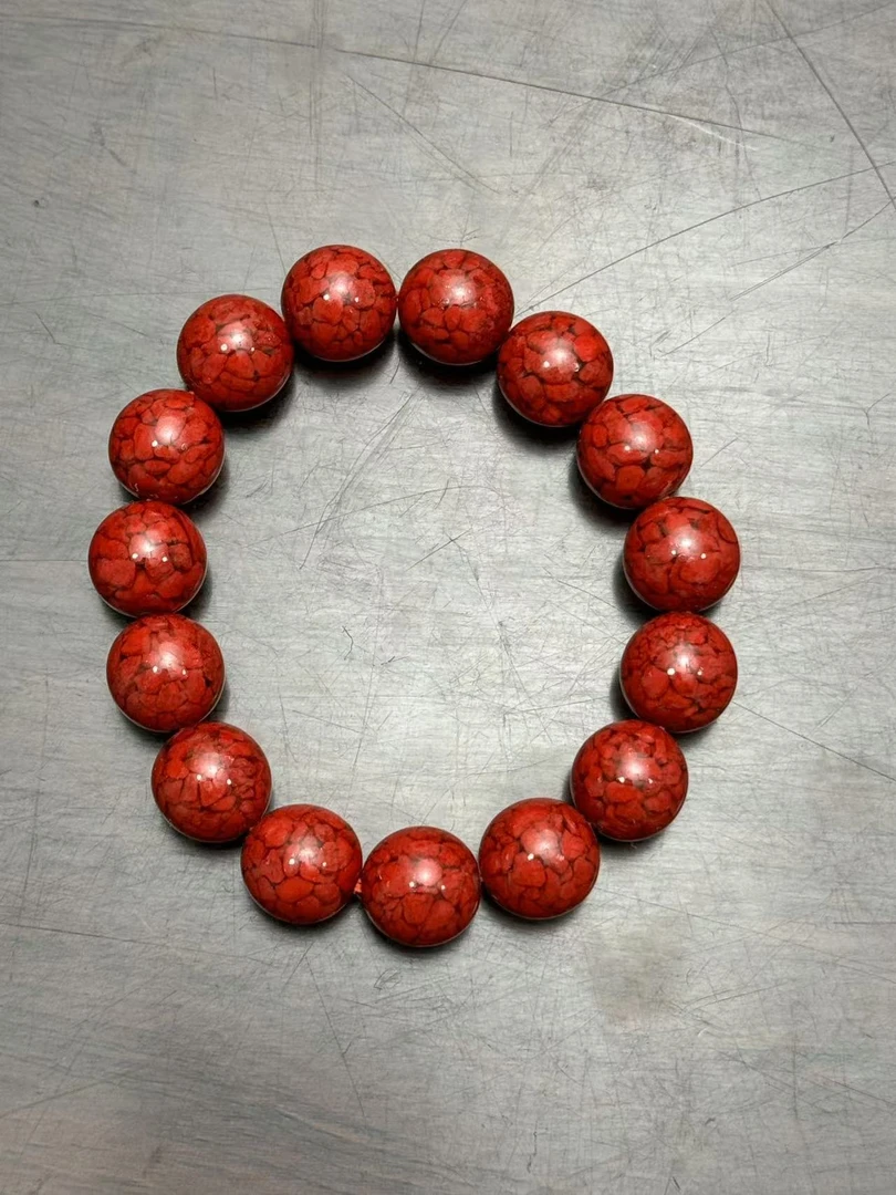 含辰砂工艺品精选精品晶体砂手串