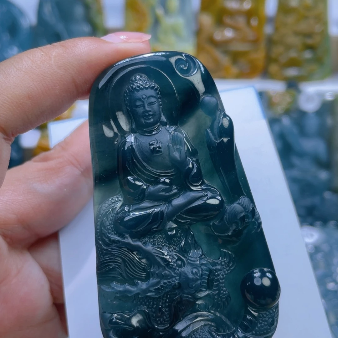 翡翠未镶嵌颈饰海*华